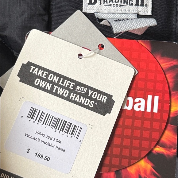 Duluth Trading Co Women's Insolator Parka Black XS New With Tags - Picture 6 of 7